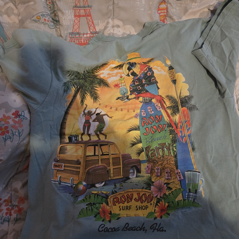 Ron Jon Surf Shop T-Shirt - Light Blue